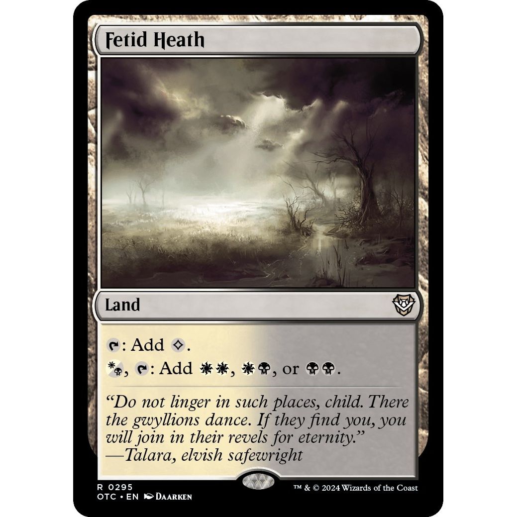 Image for Fetid Heath (295) (OTC) - Magic: The Gathering