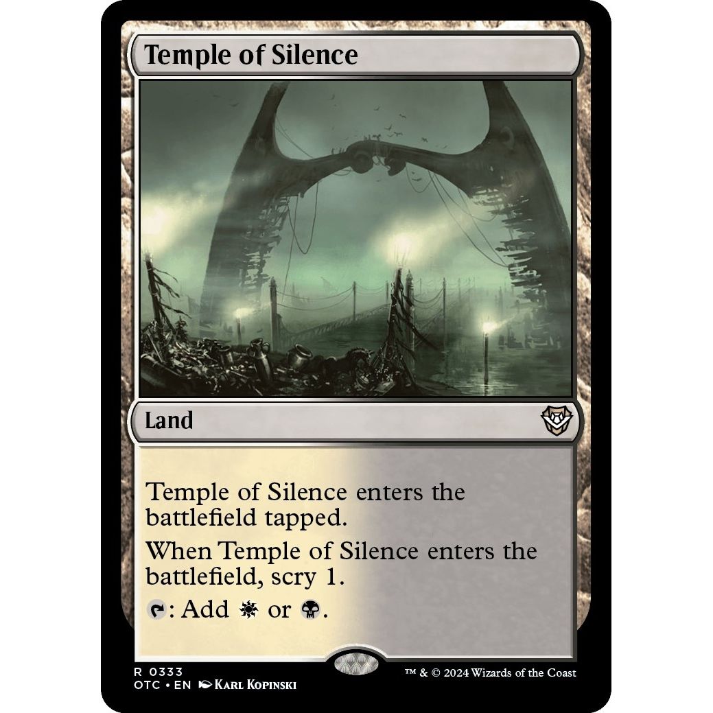 Image for Temple of Silence (333) (OTC) - Magic: The Gathering