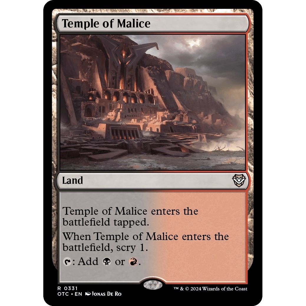 Image for Temple of Malice (331) (OTC) - Magic: The Gathering
