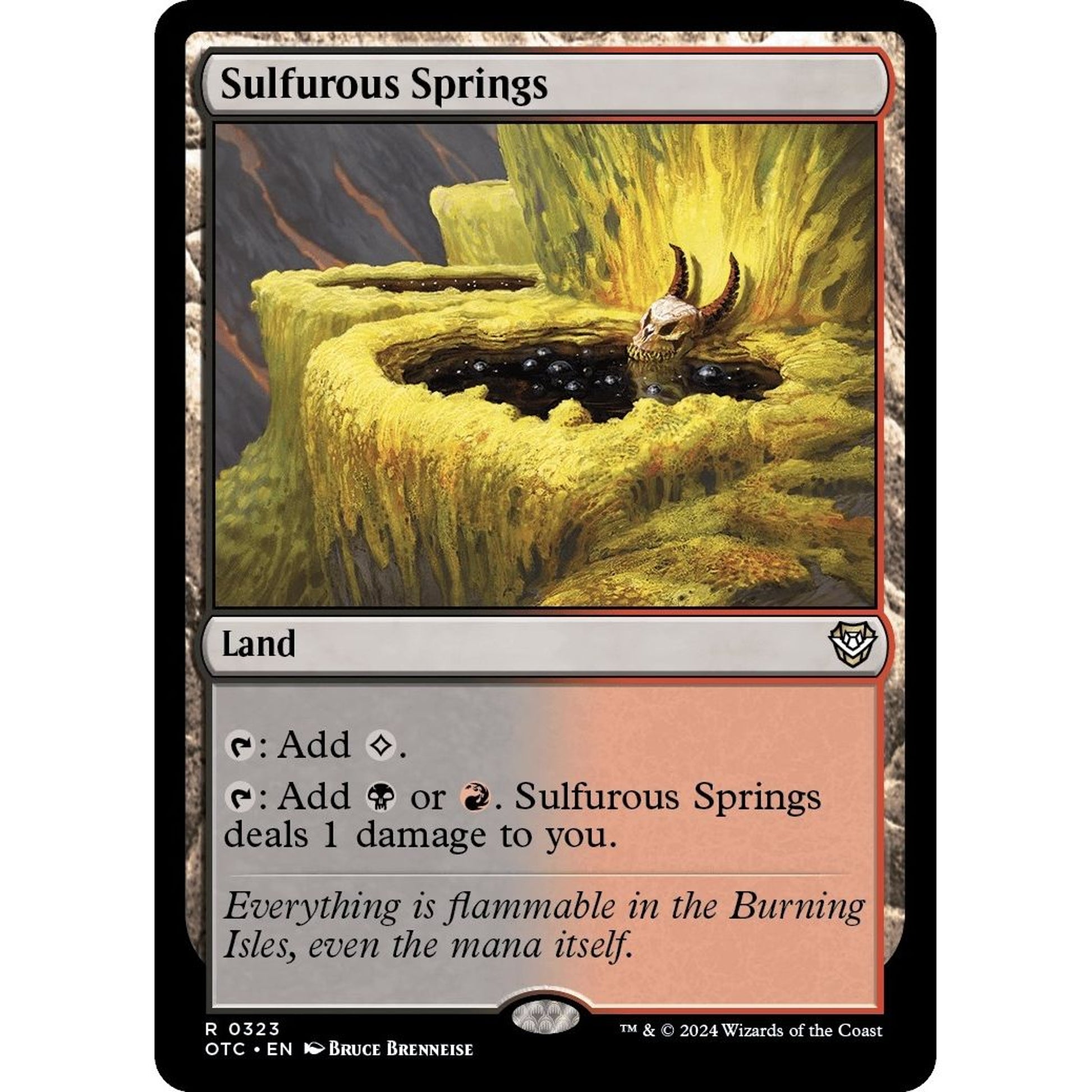 Image for Sulfurous Springs (323) (OTC) - Magic: The Gathering