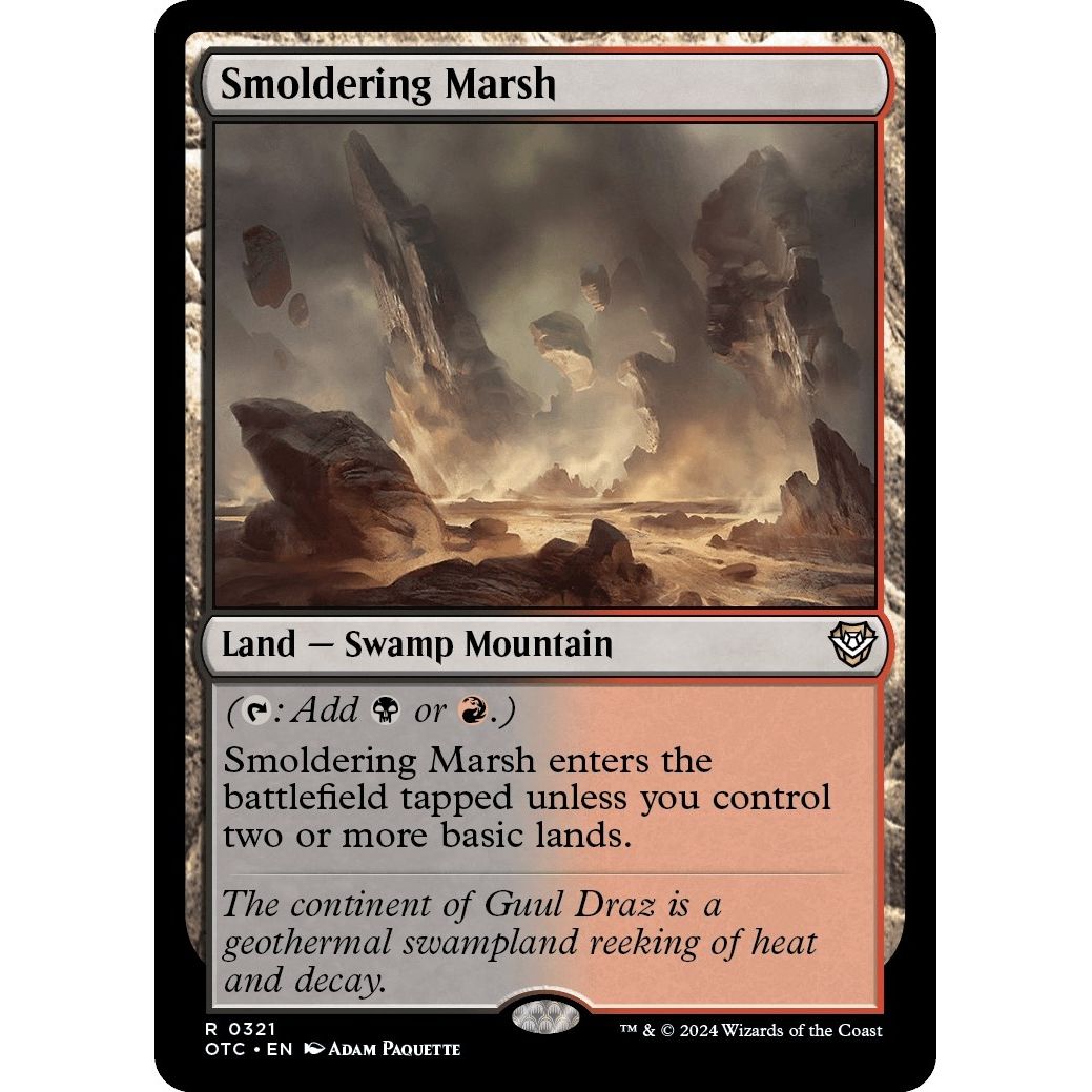 Image for Smoldering Marsh (321) (OTC) - Magic: The Gathering