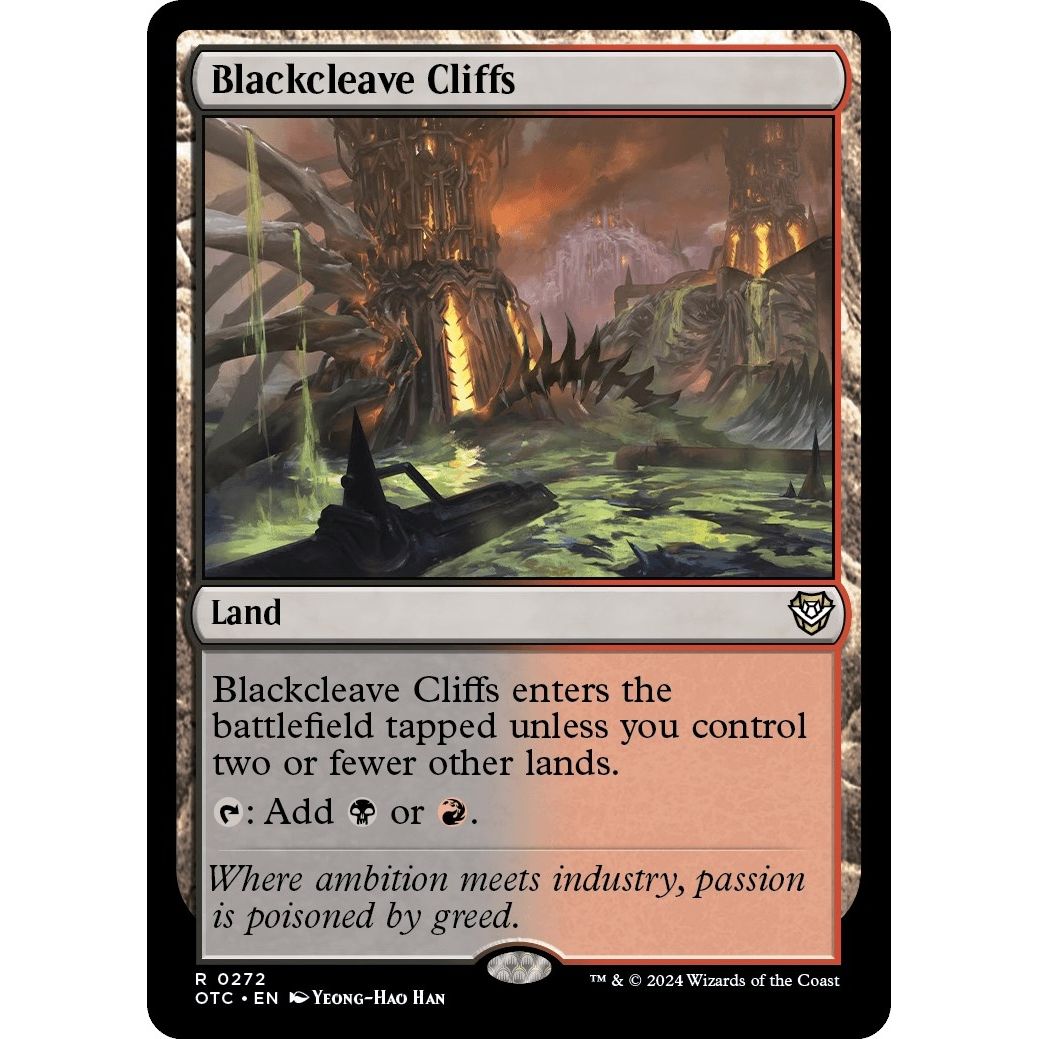 Image for Blackcleave Cliffs (272) (OTC) - Magic: The Gathering