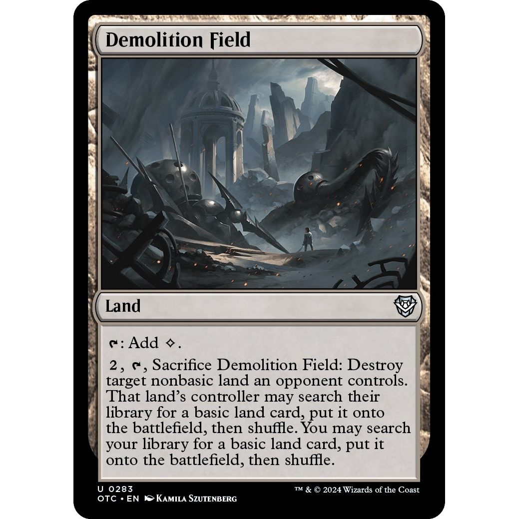 Image for Demolition Field (283) (OTC) - Magic: The Gathering