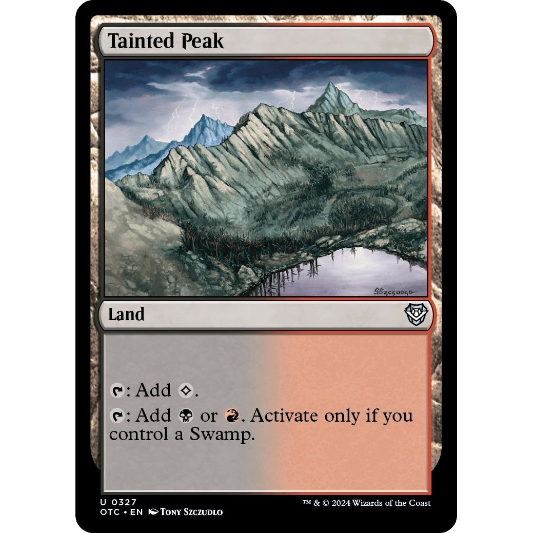 Image for Tainted Peak (327) (OTC) - Magic: The Gathering