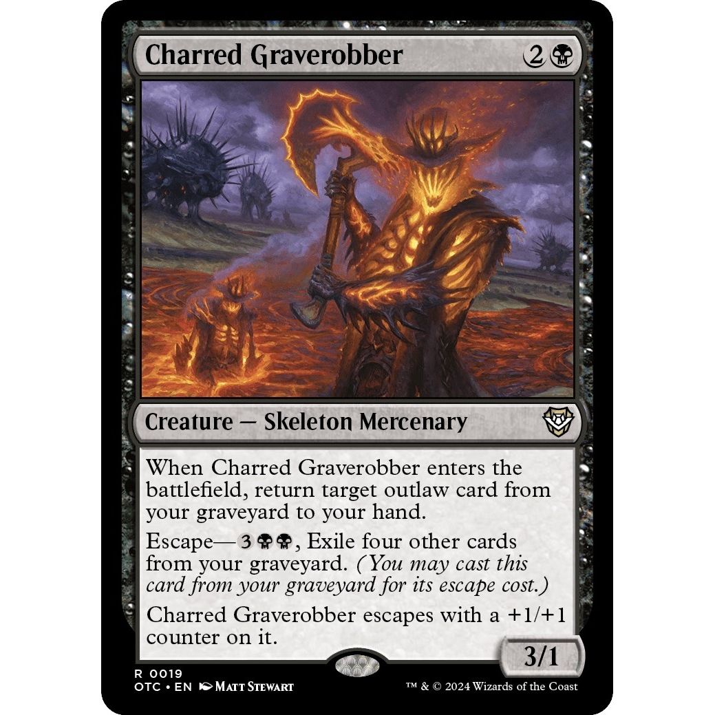 Image for Charred Graverobber (19) (OTC) - Magic: The Gathering