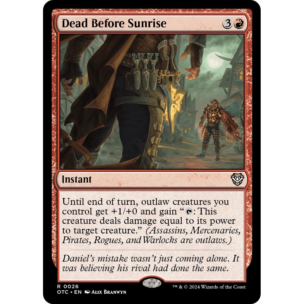 Image for Dead Before Sunrise (26) (OTC) - Magic: The Gathering