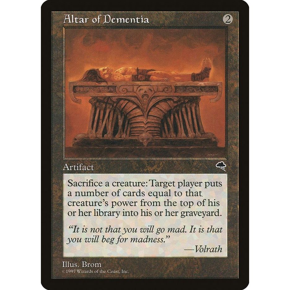 Image for Altar of Dementia (276) (TMP) - Magic: The Gathering