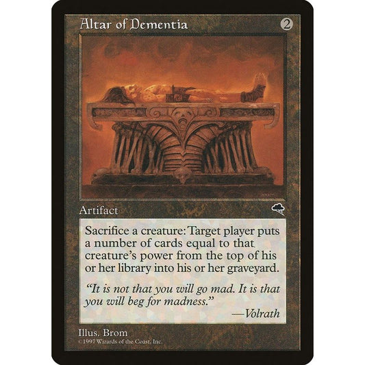 Image for Altar of Dementia (276) (TMP) - Magic: The Gathering