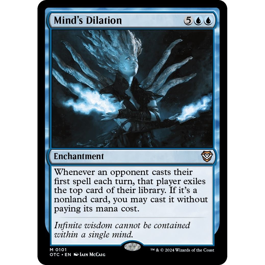 Image for Mind's Dilation (101) (OTC) - Magic: The Gathering