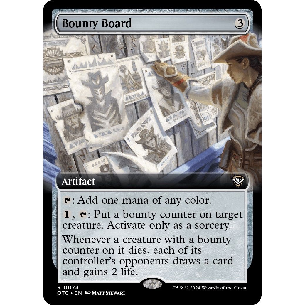 Image for Bounty Board (Extended Art) (73) (OTC) - Magic: The Gathering