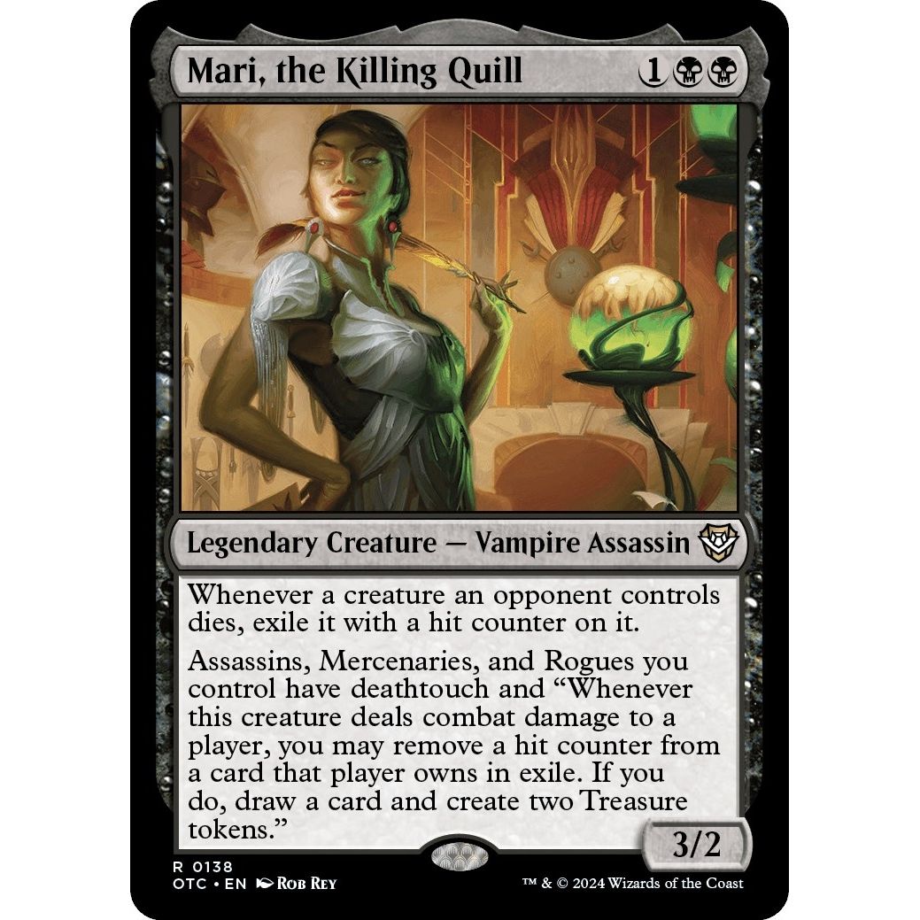 Image for Mari, the Killing Quill (138) (OTC) - Magic: The Gathering