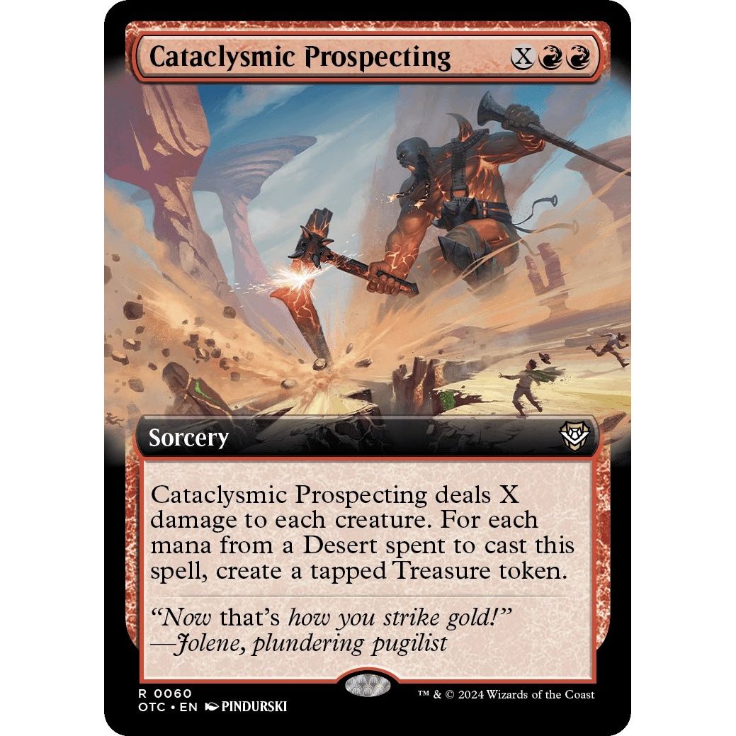 Image for Cataclysmic Prospecting (Extended Art) (60) (OTC) - Magic: The Gathering