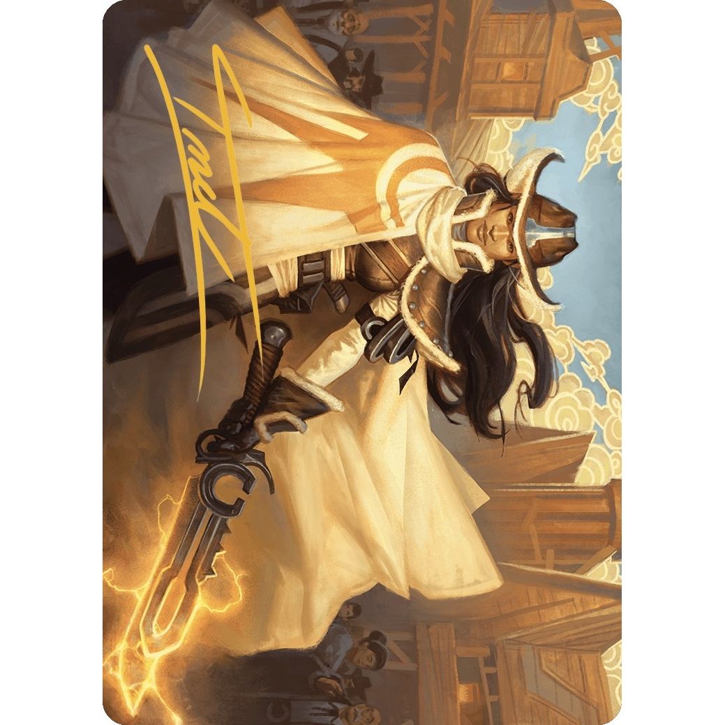 Image for Omenport Vigilante Art Card (Gold-Stamped Signature) (3) (ASOTJ) - Magic: The Gathering
