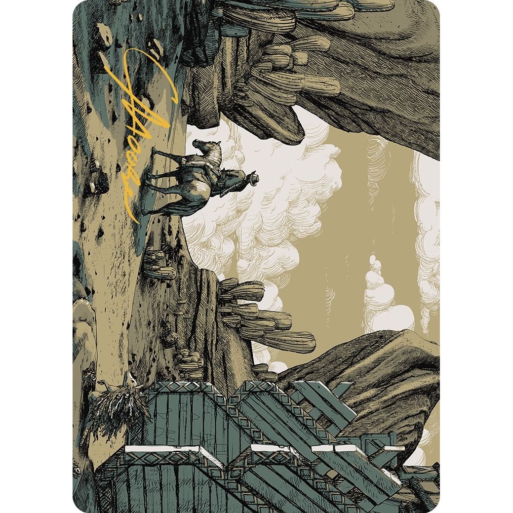 Image for Path to Exile Art Card (Gold-Stamped Signature) (37) (ASOTJ) - Magic: The Gathering