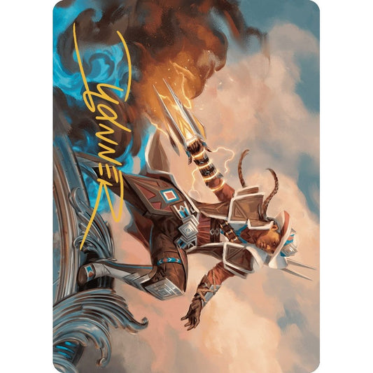 Image for Annie Flash, the Veteran Art Card (Gold-Stamped Signature) (17) (ASOTJ) - Magic: The Gathering
