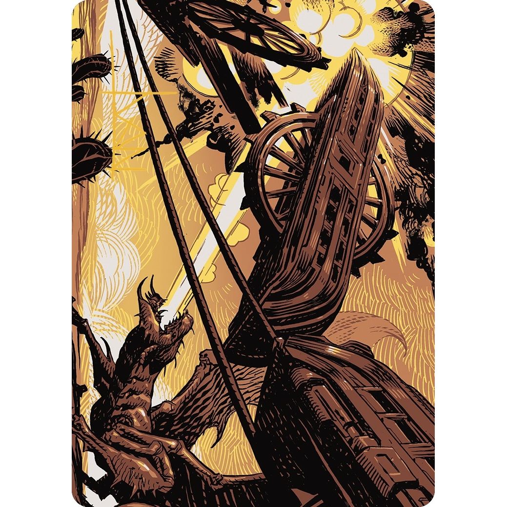 Image for Cruel Ultimatum Art Card (Gold-Stamped Signature) (43) (ASOTJ) - Magic: The Gathering