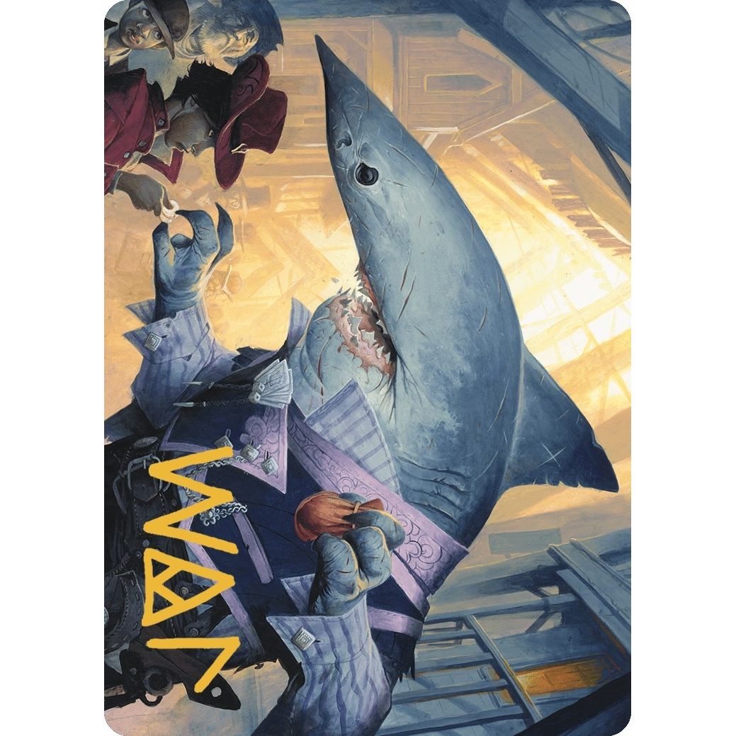 Image for Loan Shark Art Card (Gold-Stamped Signature) (6) (ASOTJ) - Magic: The Gathering