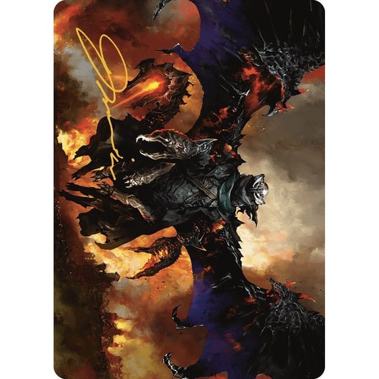 Image for Akul the Unrepentant Art Card (Gold-Stamped Signature) (16) (ASOTJ) - Magic: The Gathering
