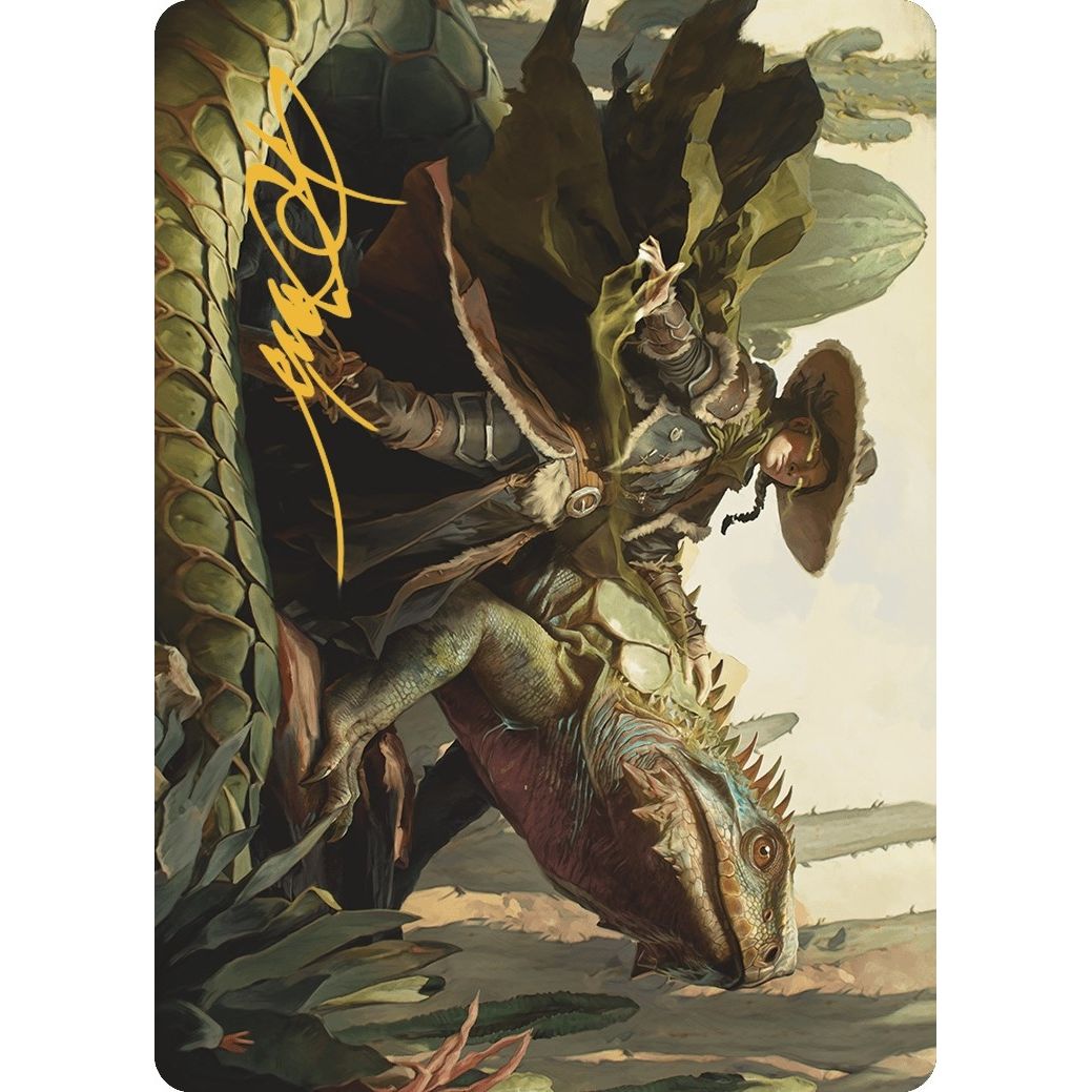 Image for Outcaster Trailblazer Art Card (Gold-Stamped Signature) (14) (ASOTJ) - Magic: The Gathering