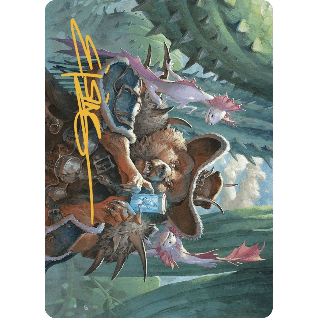 Image for Doc Aurlock, Grizzled Genius Art Card (Gold-Stamped Signature) (21) (ASOTJ) - Magic: The Gathering