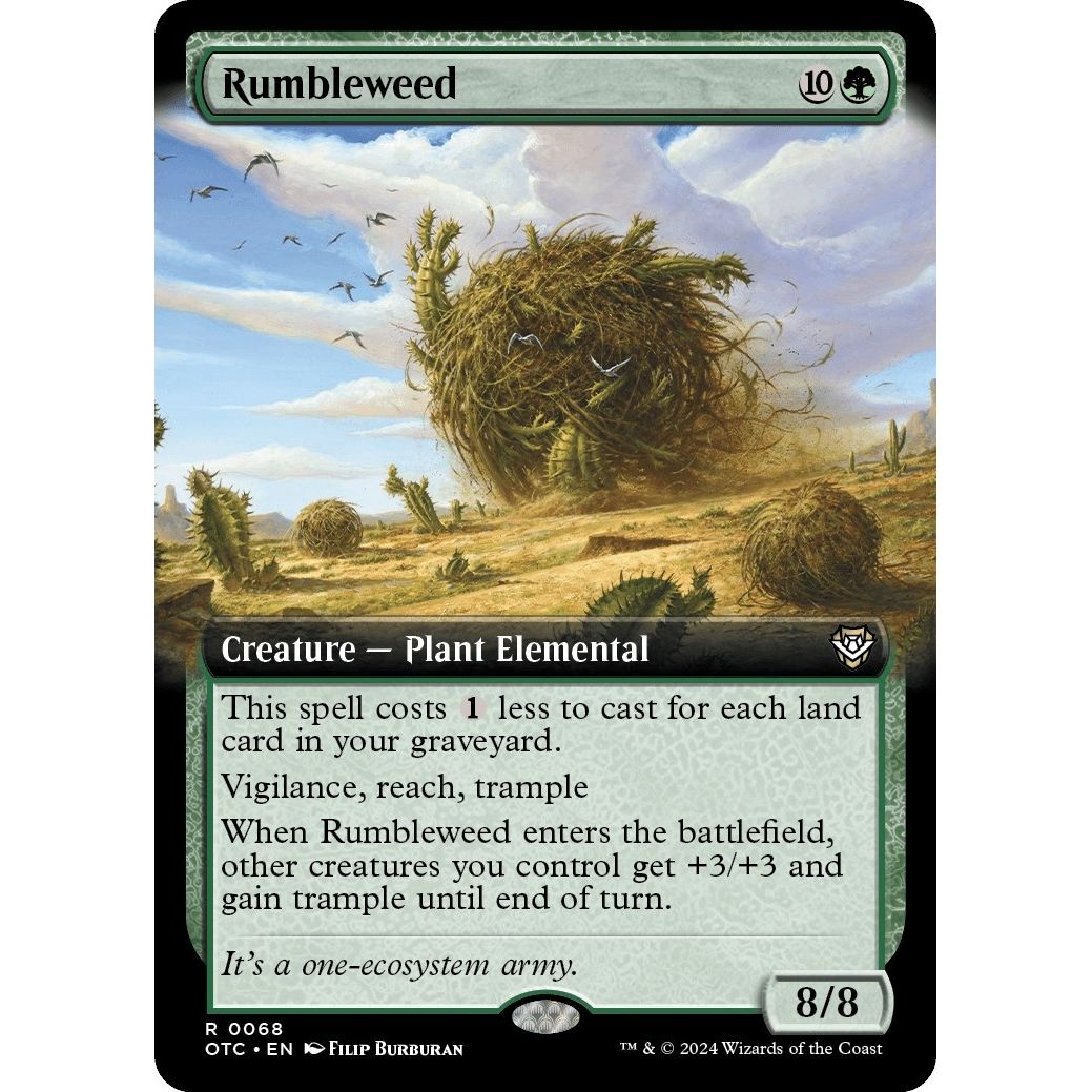 Image for Rumbleweed (Extended Art) (68) (OTC) - Magic: The Gathering