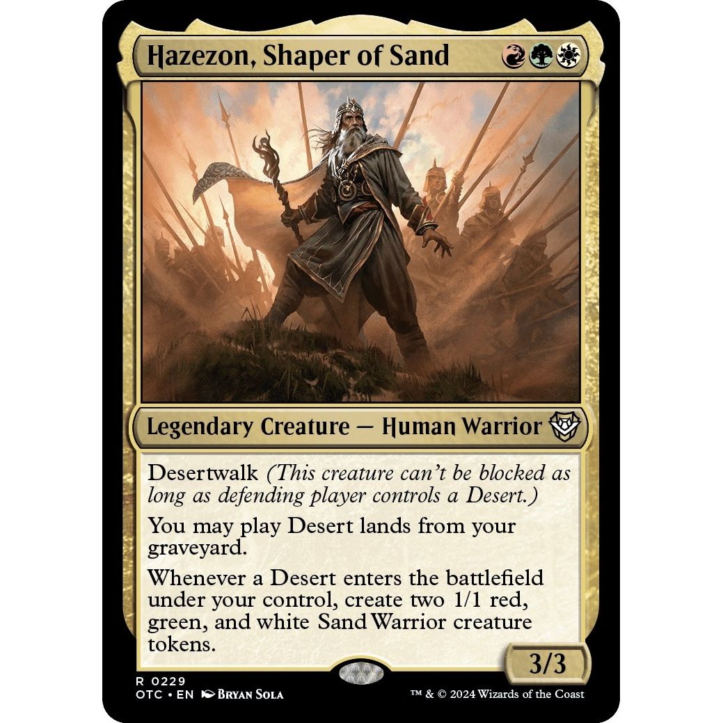 Image for Hazezon, Shaper of Sand (229) (OTC) - Magic: The Gathering