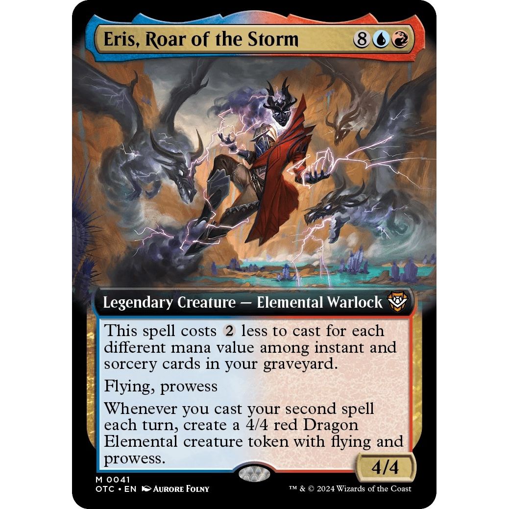 Image for Eris, Roar of the Storm (Extended Art) (41) (OTC) - Magic: The Gathering