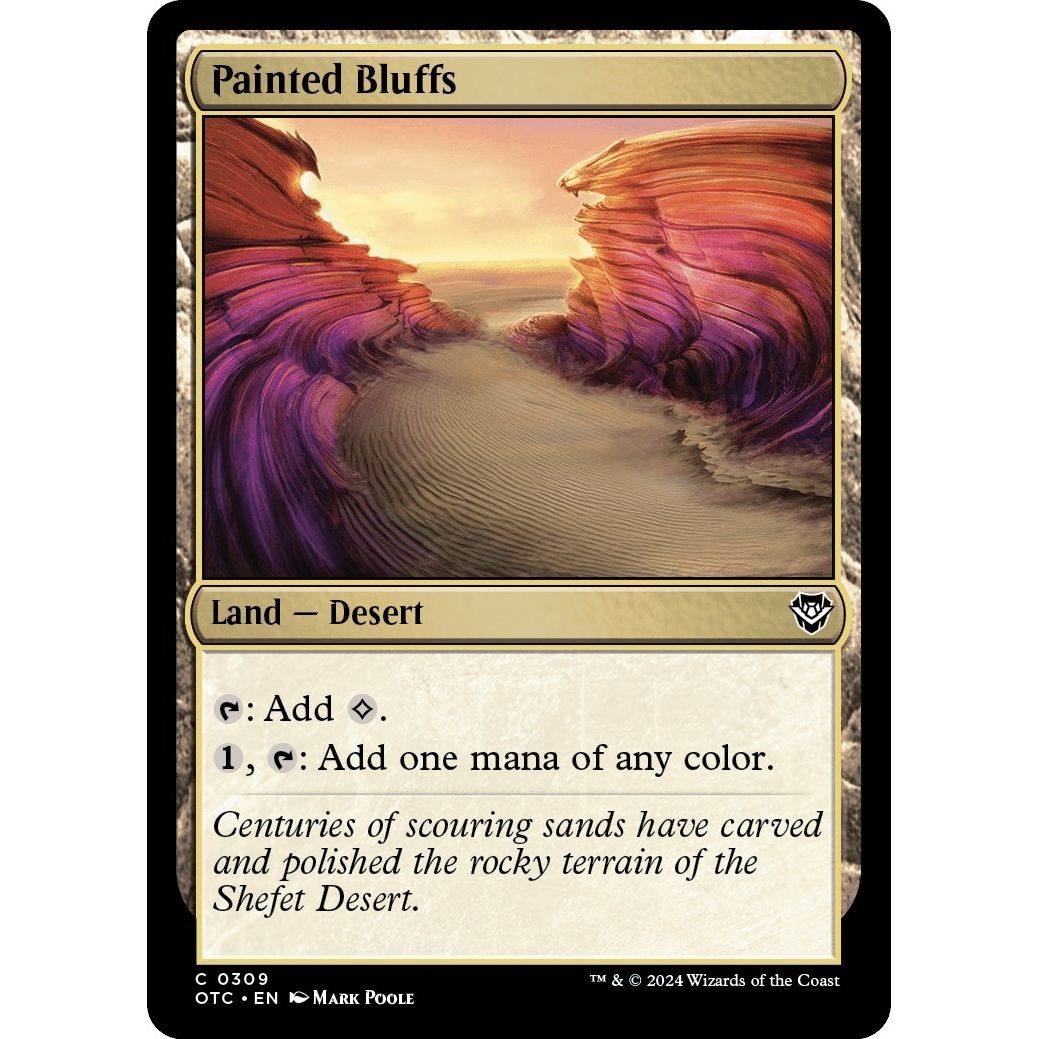 Image for Painted Bluffs (309) (OTC) - Magic: The Gathering