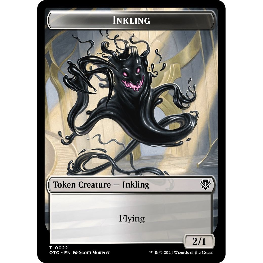 Image for Inkling // Treasure Double-Sided Token (22 // 18) (OTC) - Magic: The Gathering