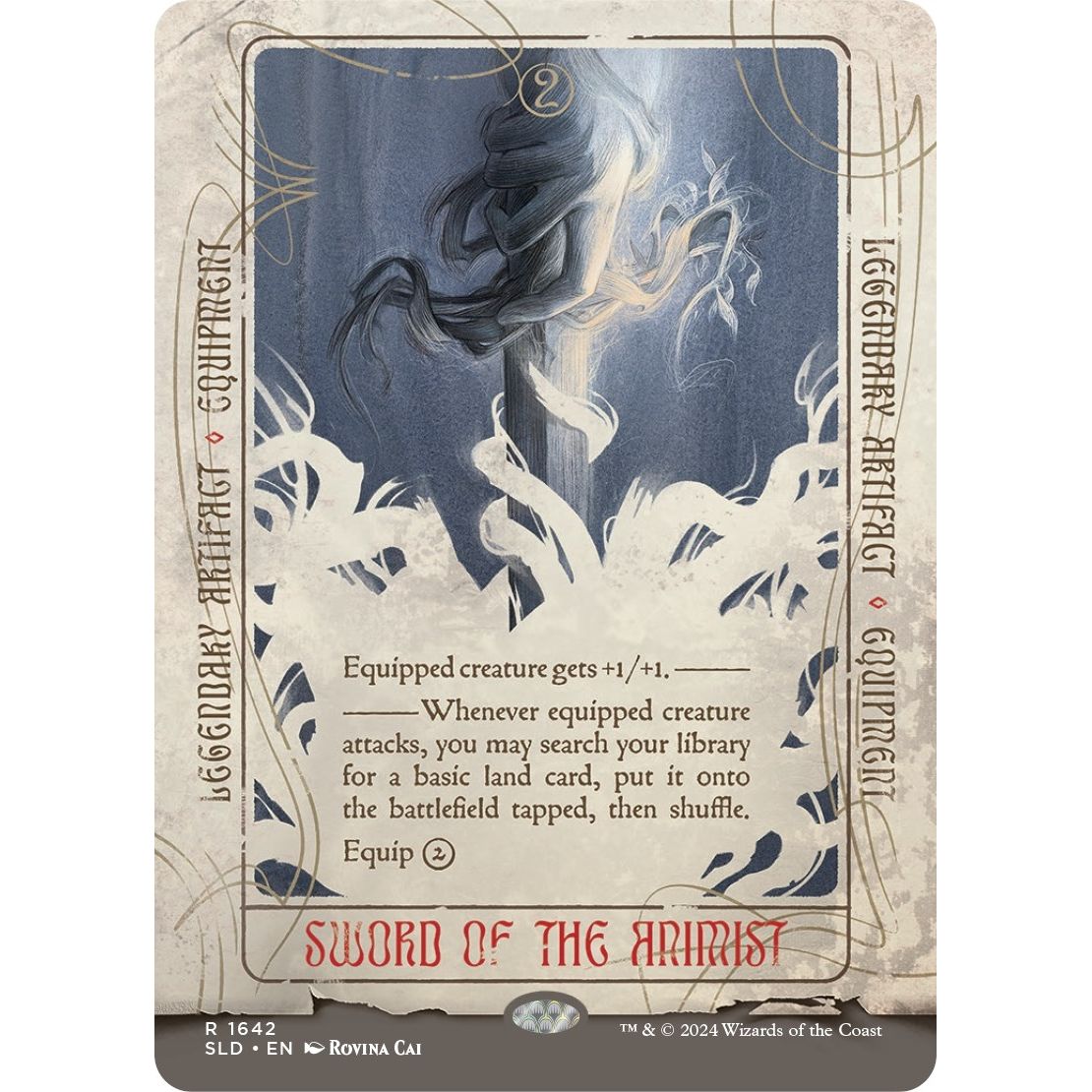 Image for Sword of the Animist (1642) (SLD) - Magic: The Gathering