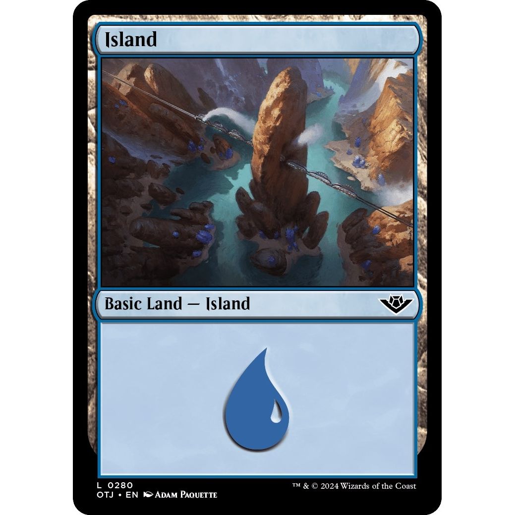 Image for Island (0280) (280) (OTJ) - Magic: The Gathering