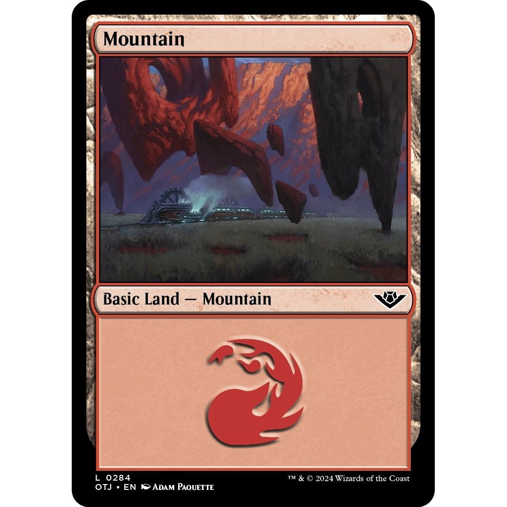 Image for Mountain (0284) (284) (OTJ) - Magic: The Gathering