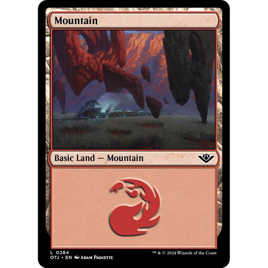 Image for Mountain (0284) (284) (OTJ) - Magic: The Gathering
