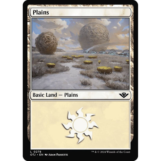 Image for Plains (0278) (278) (OTJ) - Magic: The Gathering