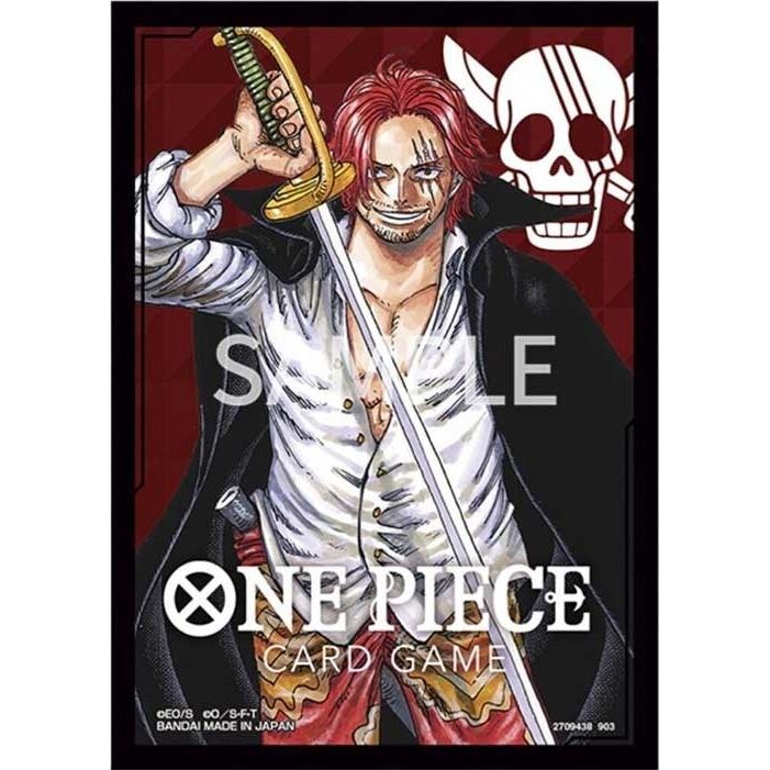 Image for One Piece Card Game Official Limited Sleeves - Shanks (10-Pack) - Card Sleeves