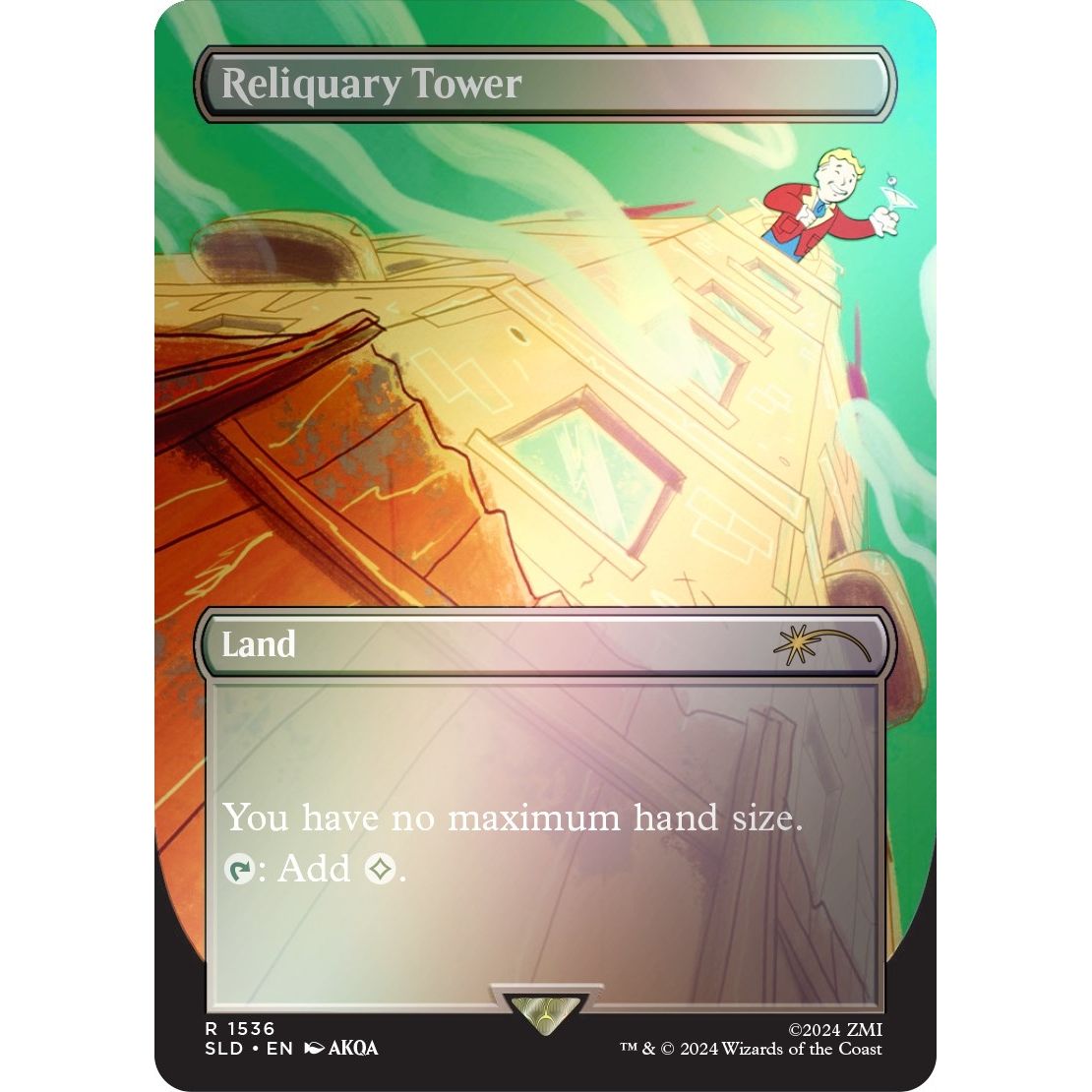 Image for Reliquary Tower (1536) (Rainbow Foil) (1536) (SLD) - Magic: The Gathering