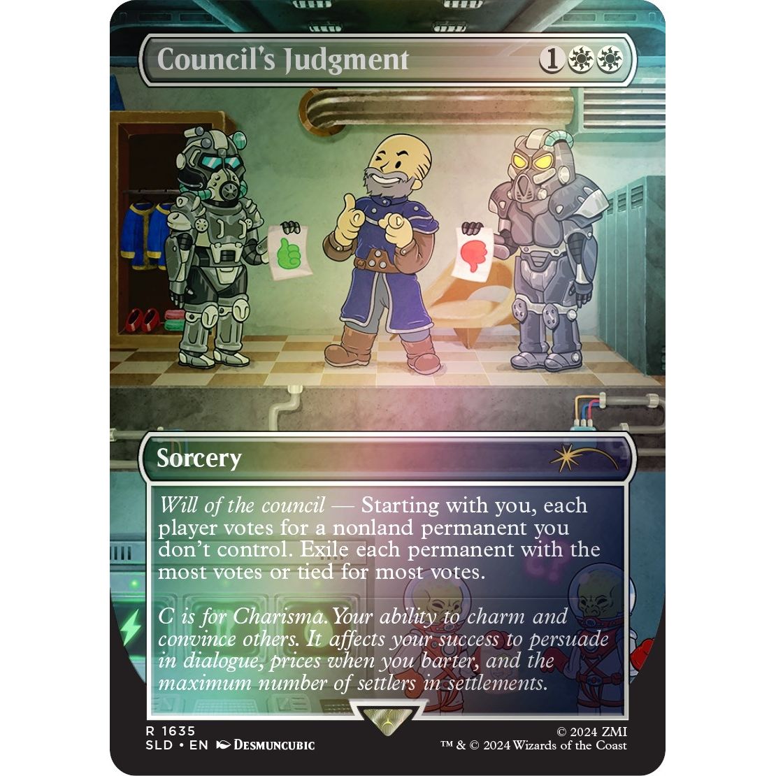 Image for Council's Judgment (Rainbow Foil) (1635) (SLD) - Magic: The Gathering