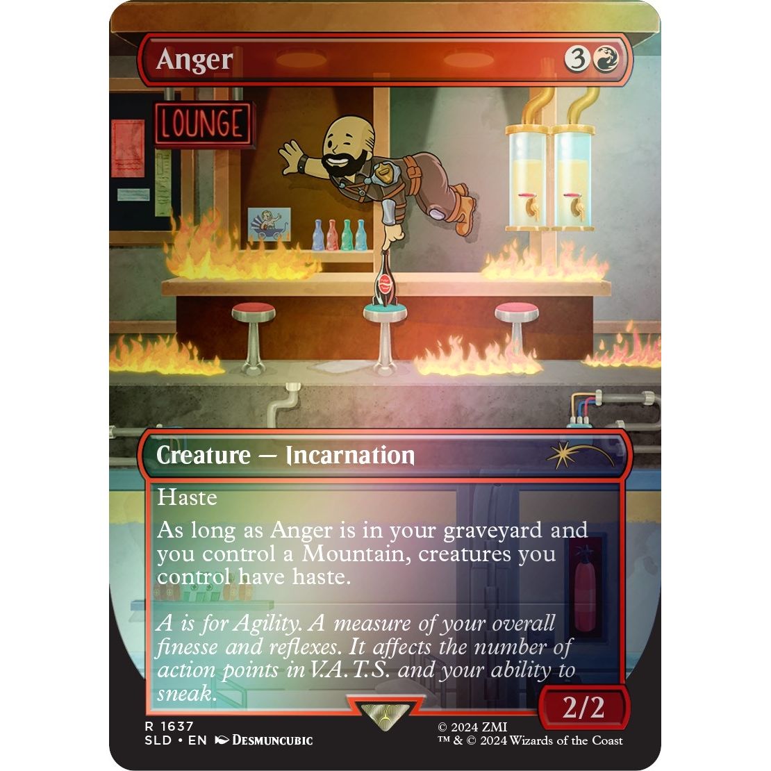 Image for Anger (Rainbow Foil) (1637) (SLD) - Magic: The Gathering