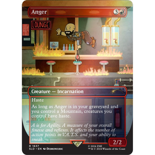Image for Anger (Rainbow Foil) (1637) (SLD) - Magic: The Gathering