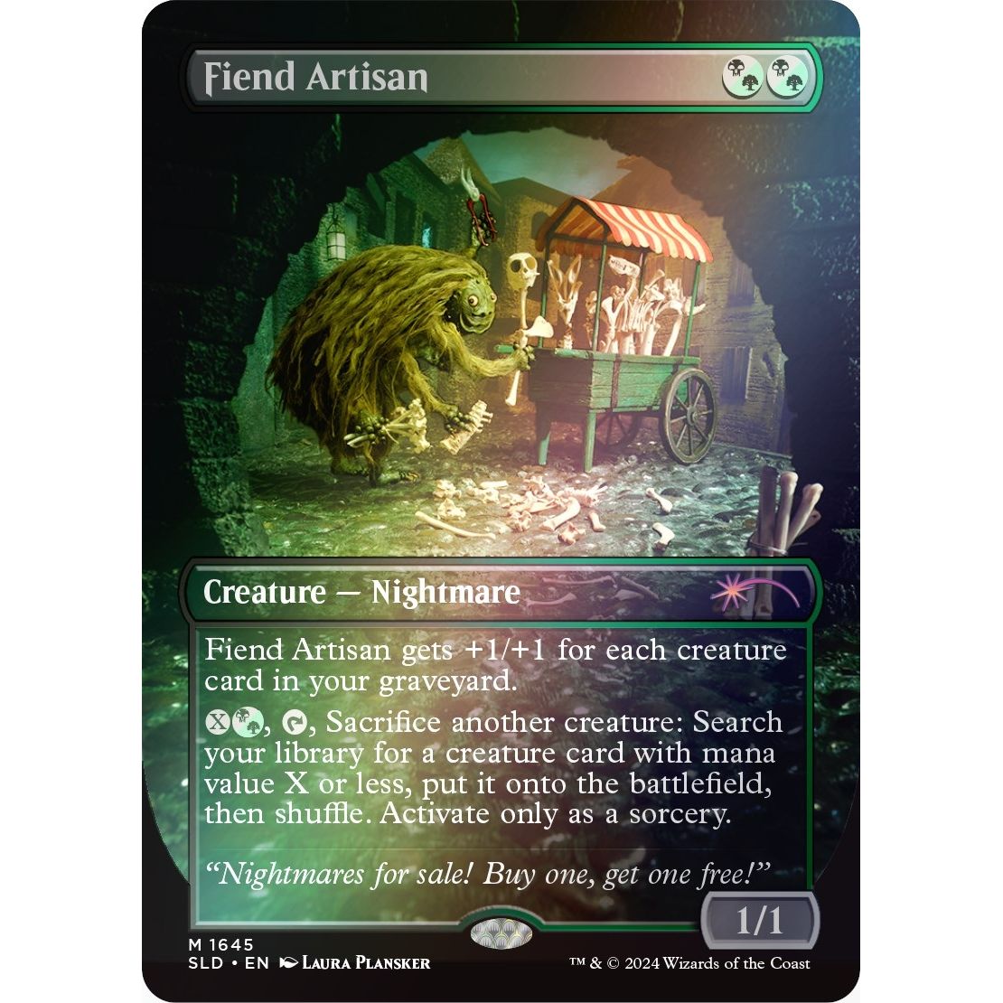 Image for Fiend Artisan (Rainbow Foil) (1645) (SLD) - Magic: The Gathering