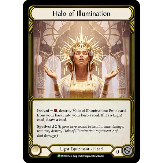 Image for Halo of Illumination (Golden) - FAB103 (FAB103) (PR) - Flesh and Blood TCG