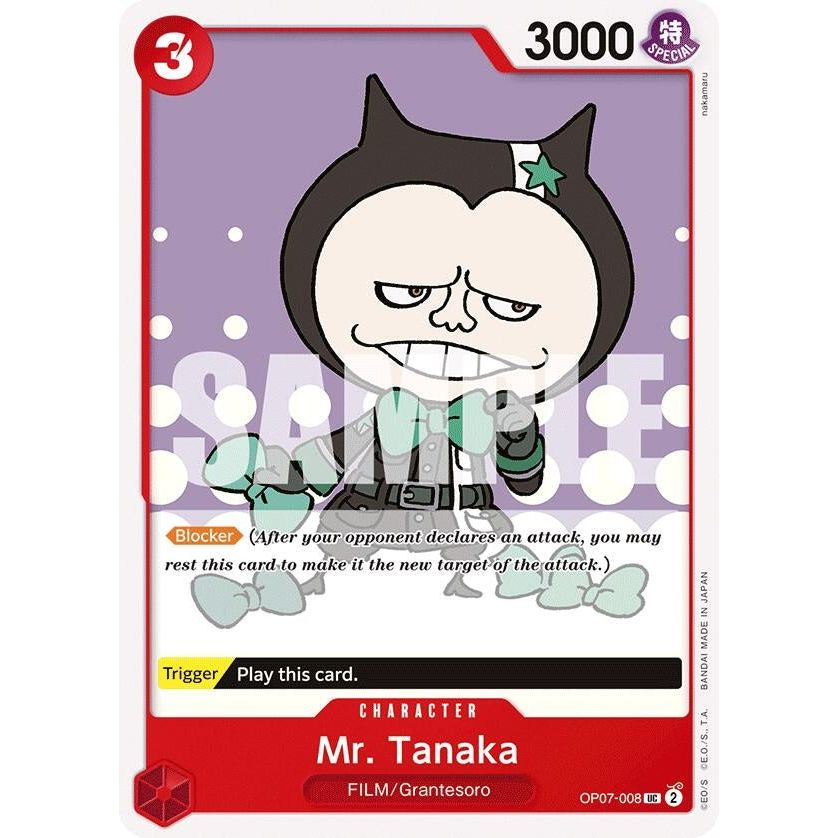 Image for Mr. Tanaka (OP07-008) (OP07) - One Piece Card Game