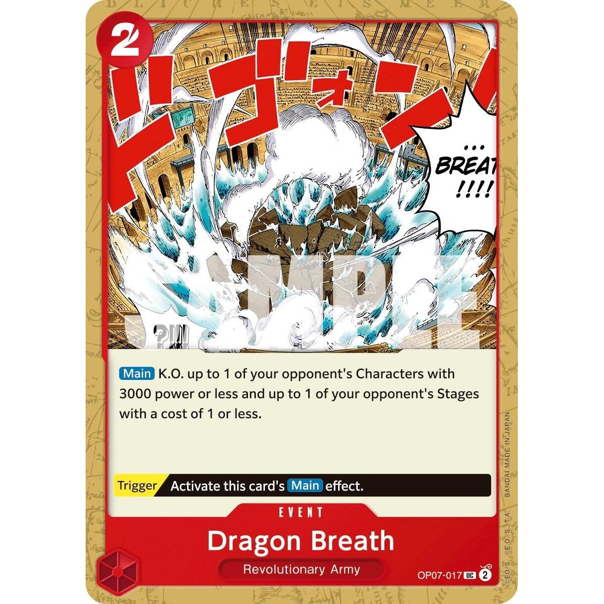 Image for Dragon Breath (OP07-017) (OP07) - One Piece Card Game