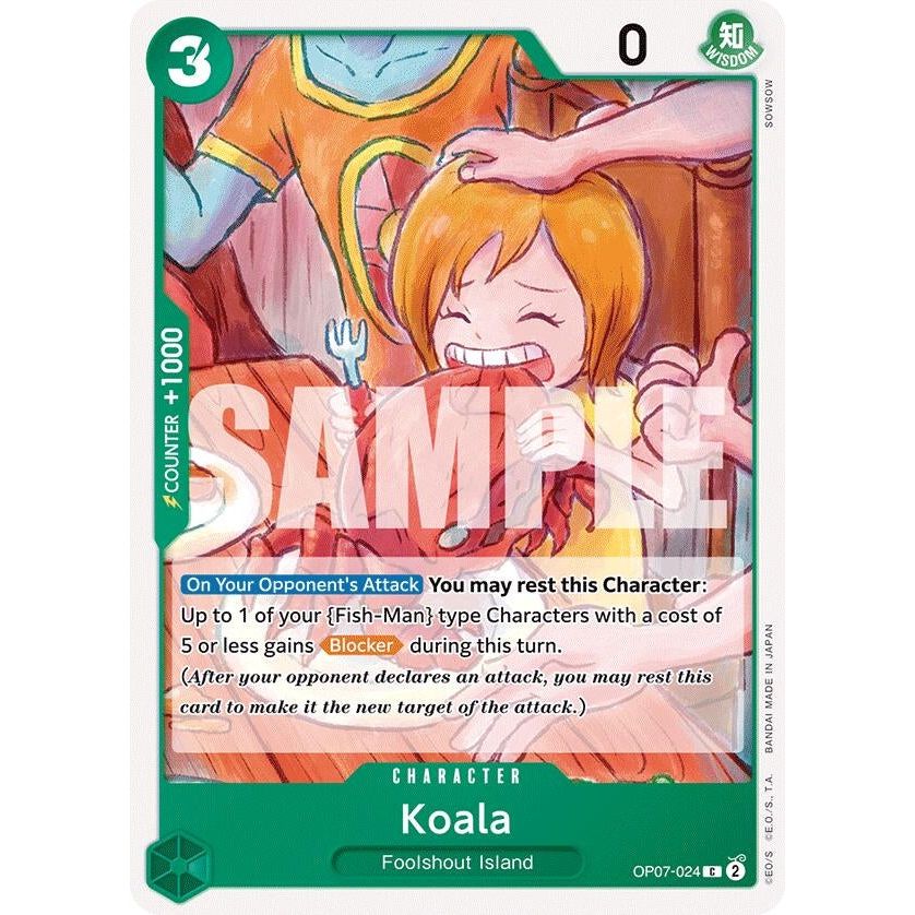 Image for Koala (OP07-024) (OP07) - One Piece Card Game