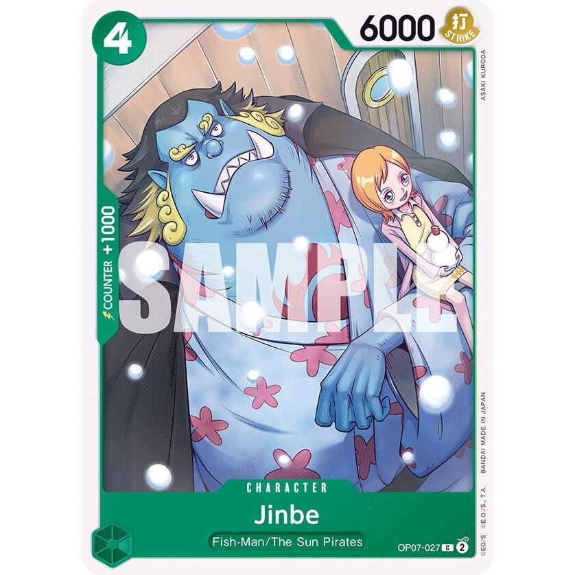 Image for Jinbe (027) (OP07-027) (OP07) - One Piece Card Game