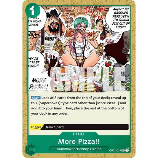 Image for More Pizza!! (OP07-037) (OP07) - One Piece Card Game