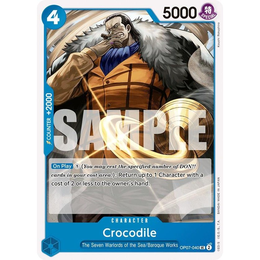 Image for Crocodile (OP07-040) (OP07) - One Piece Card Game