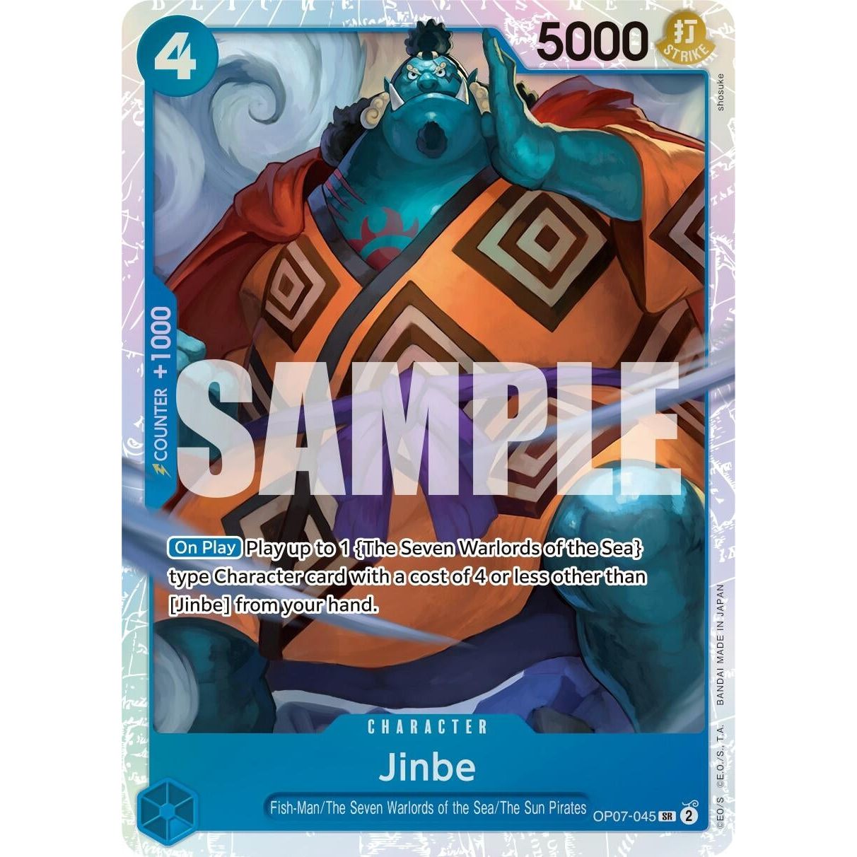 Image for Jinbe (045) (OP07-045) (OP07) - One Piece Card Game