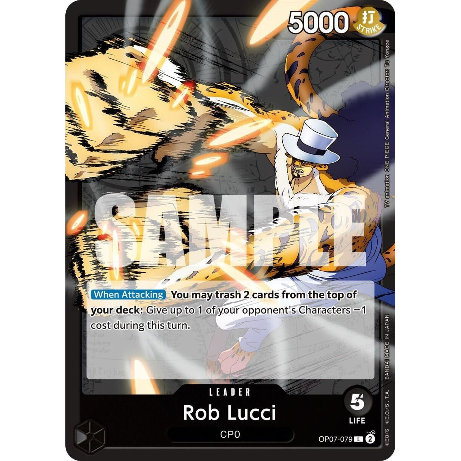 Image for Rob Lucci (079) (OP07-079) (OP07) - One Piece Card Game