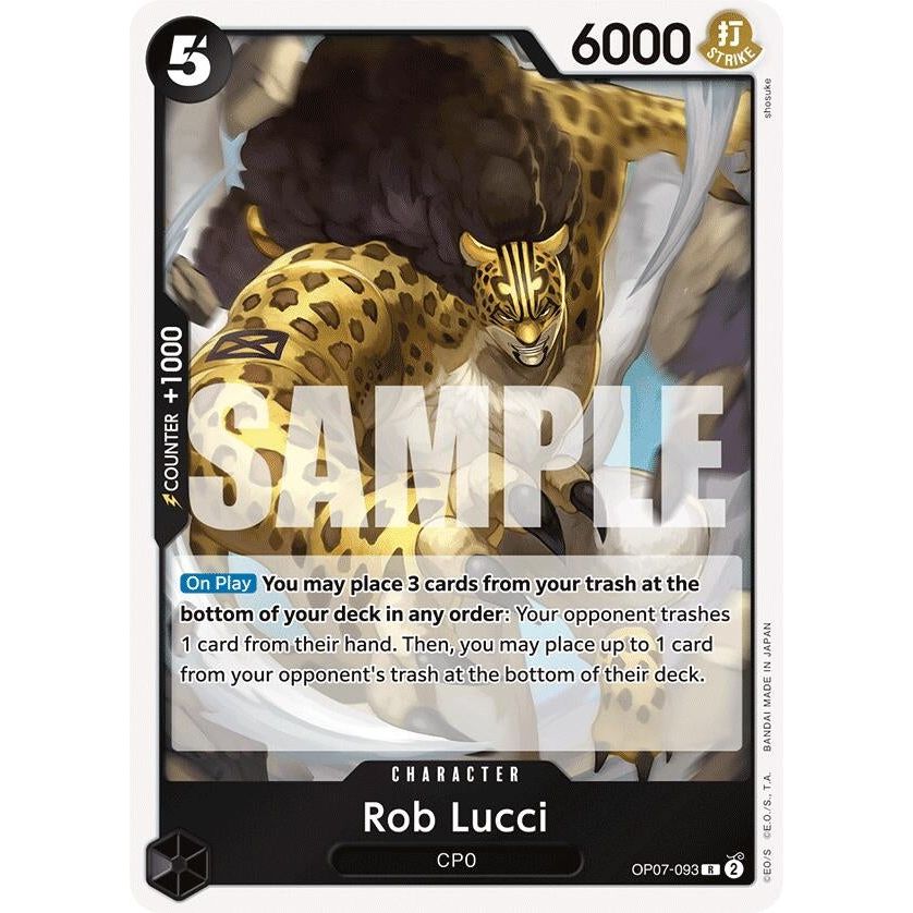 Image for Rob Lucci (093) (OP07-093) (OP07) - One Piece Card Game